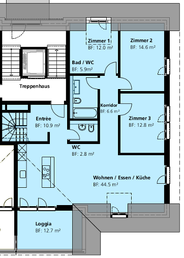 Neue 5.5Z Attika im Dorfzentrum – Bild 3